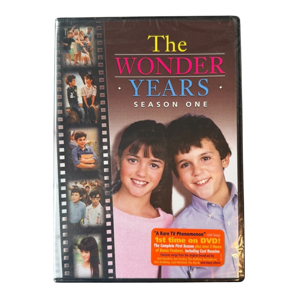 The‎ Wonder Years Season 1 DVD New Complete First Season 2 Disc Set TV Retro 90s